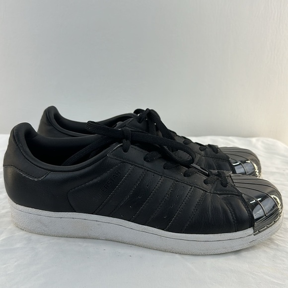 Adidas Superstar Metallic Toe Leather Sneakers - Picture 2 of 10